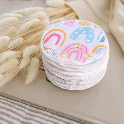 Washable Nursing Pads (10-Pack) – Reusable Bamboo Breast Pads