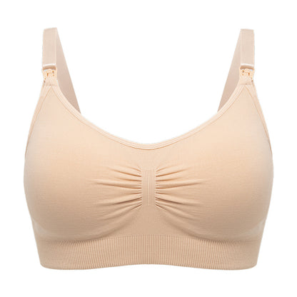 Seamless Nursing Maternity Bra – Ultra Comfort Wireless Design