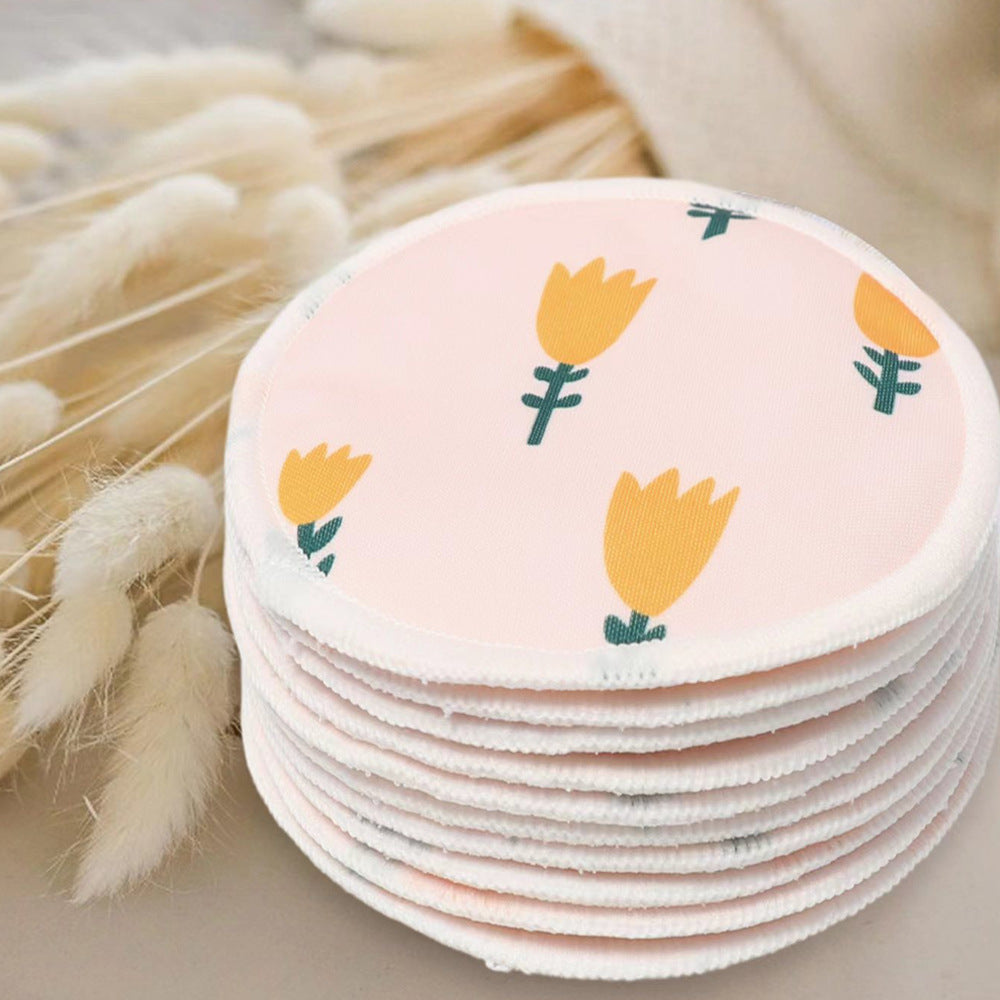 Washable Nursing Pads (10-Pack) – Reusable Bamboo Breast Pads