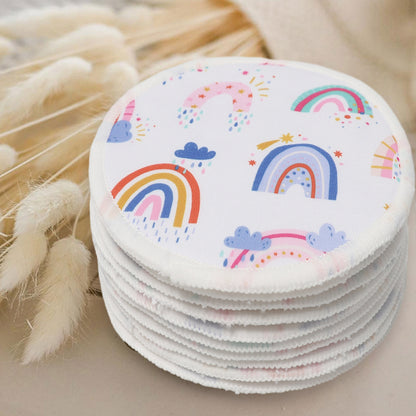 Washable Nursing Pads (10-Pack) – Reusable Bamboo Breast Pads