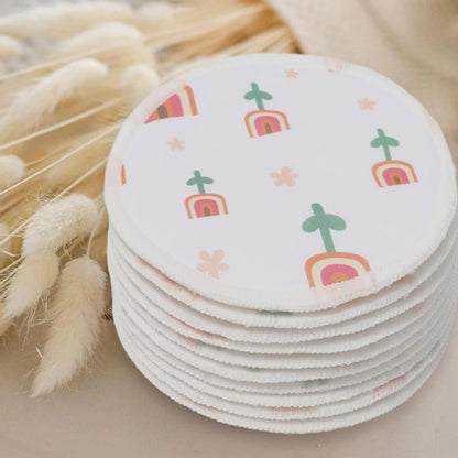 Washable Nursing Pads (10-Pack) – Reusable Bamboo Breast Pads